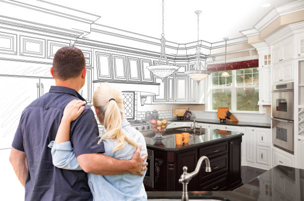 Professional Cabinet Refacing technician working in North Bend, WA